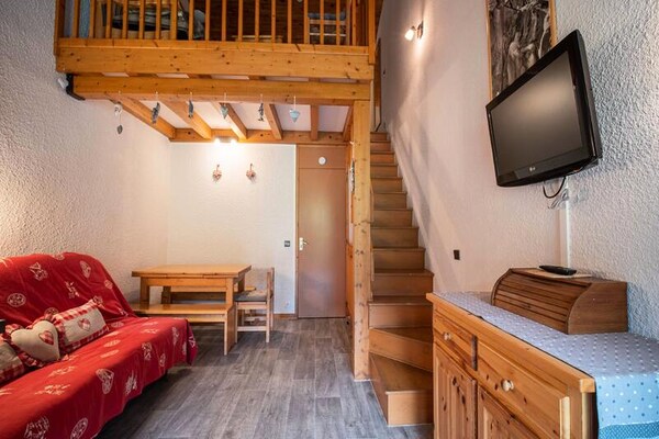 Zonnig appartement op de piste in Valmorel met balkon op het zuiden - thumbnail 2