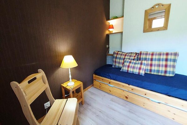 Knusse studio op 80m van de piste met zuidbalkon in Valmorel - thumbnail 4