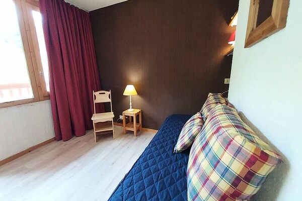 Knusse studio op 80m van de piste met zuidbalkon in Valmorel - thumbnail 6