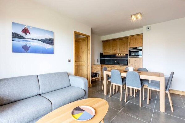 Alpenappartement voor 6 personen direct aan de piste in Valmorel - thumbnail 3