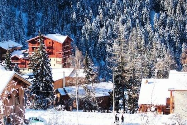 Knus appartement Les Arcs 1800 met balkon en uitzicht op het Vanoise-massief - thumbnail 2