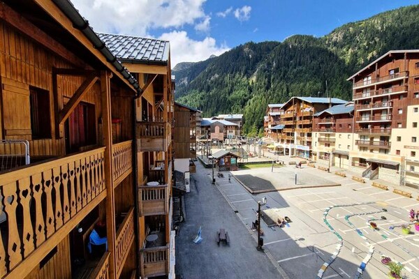 Knusse studio voor 5 op de piste in Modane, Franse Alpen - thumbnail 5