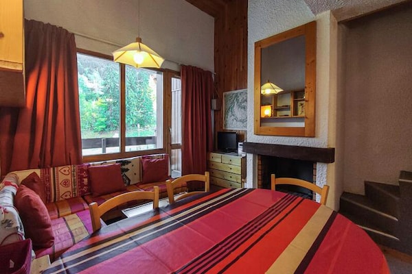 Appartement 8 pers. met mezzanine en balkon op zuidoosten in Valmorel - thumbnail 5