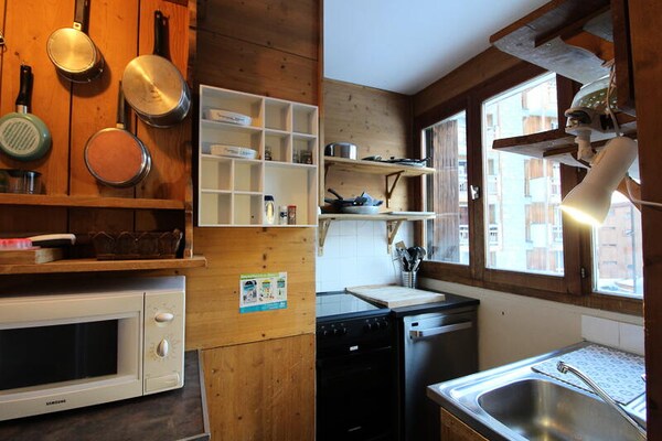 Authentiek chaletappartement in Tignes met zicht op de Grande Motte - thumbnail 6