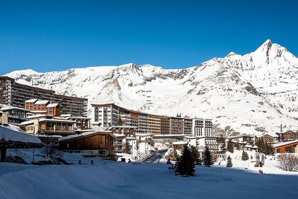 Zonovergoten appartement aan de piste in Tignes Le Lac - thumbnail 3