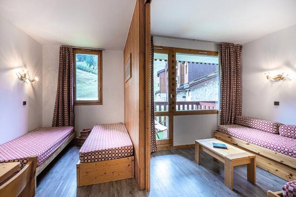 Zonnig appartement op 27m² met balkon en uitzicht op de Alpen in Valmorel - thumbnail 4