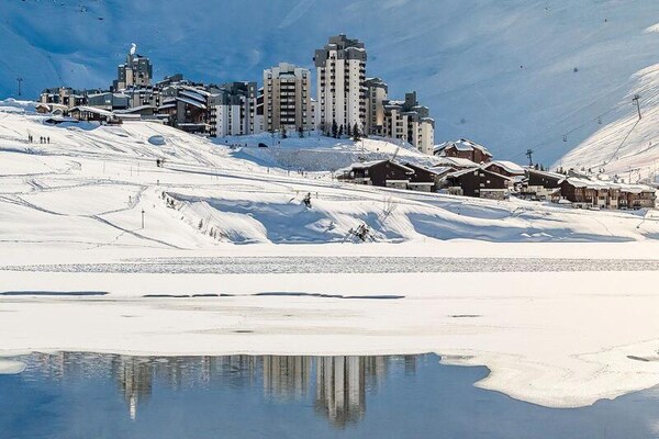 Luxe duplex in Tignes Val Claret: 50m², 7 personen, 250m tot de piste - thumbnail 2