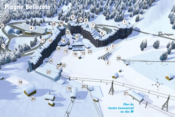 Knusse studio voor 4 personen in Plagne Bellecôte, direct aan de piste - thumbnail 3