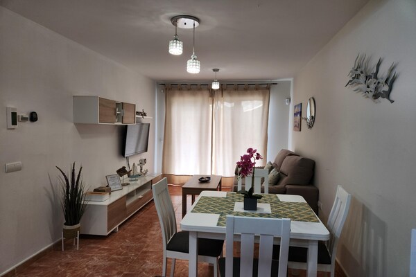 Gardenapartment Paraiso de Vera: 180m² met tuin, 3 kamers, vlakbij strand - thumbnail 2
