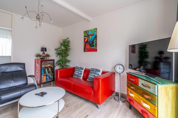 Texelfan: vrijstaande bungalow aan bosrand met omheinde tuin, 2km van strand - thumbnail 6