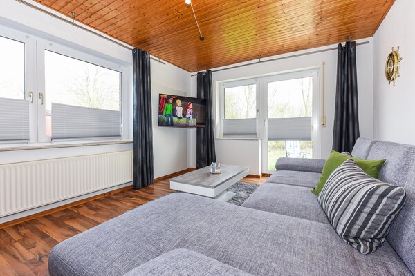 Licht appartement aan de Noordzeekust bij Bensersiel, dicht bij het strand - thumbnail 4