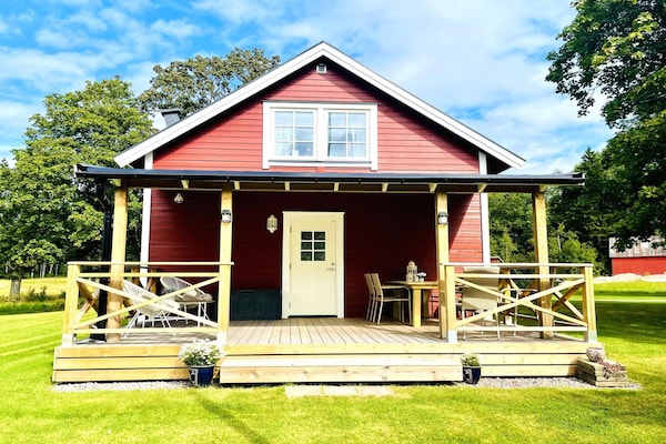 Rustiek vakantiehuis aan de golfbaan in Brålanda, Dalsland - thumbnail 3