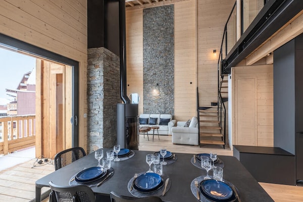 Luxueus duplex appartement met ski-in/ski-out in Alpe d'Huez, 9 personen - thumbnail 5