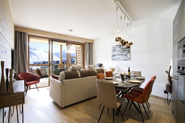 Appartement Phoenix A in Huez: ski-in/ski-out met panoramisch uitzicht - thumbnail 6