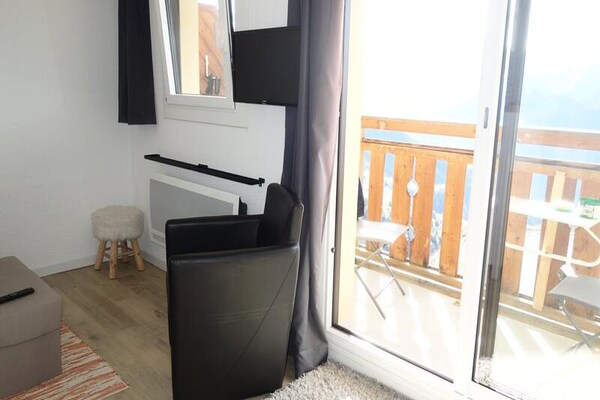Gezellig 4-persoons appartement in Résidence Balcons d'Huez met skilift op 50m - thumbnail 4