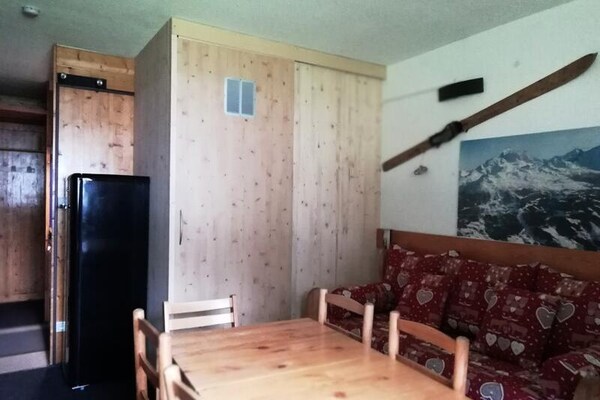 Knusse studio in Arc 1600, direct aan de piste in Bourg Saint Maurice - thumbnail 3