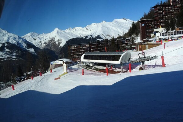 Knusse studio voor 3 aan de piste in Arc 1600, huisdier welkom - thumbnail 5