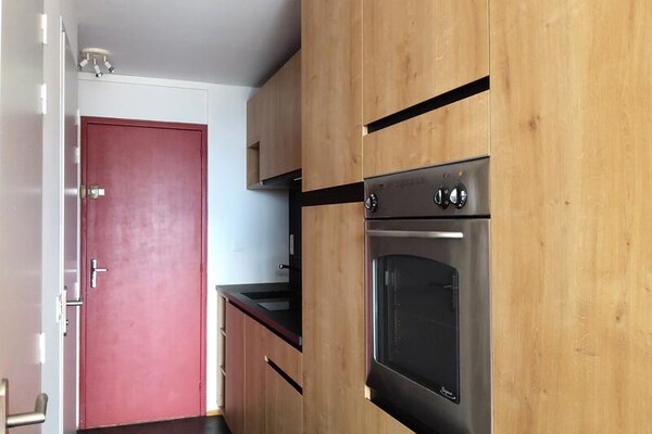 Zonnig studio-appartement op 50m van de piste in Arc 1600 - thumbnail 6