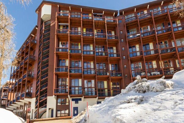 Duplexappartement direct aan de piste in Les Arcs met balkon op het westen - thumbnail 5