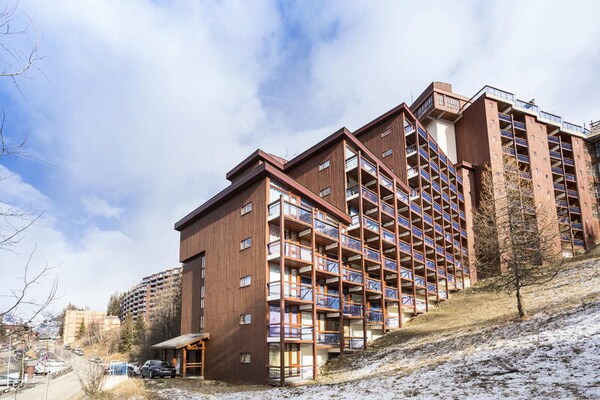 Knus appartement in Les Arcs 1800 met uitzicht op de Mont Blanc - thumbnail 2