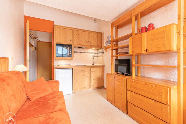 Knus appartement met balkon en bergzicht op 300m van de piste in Aussois - thumbnail 3