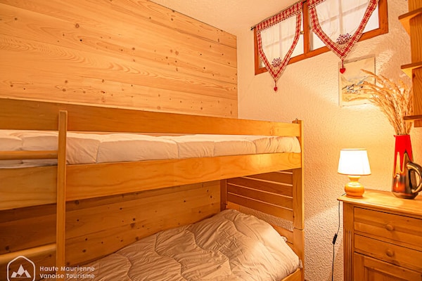 Knusse studio op zuiden in Aussois, vlakbij skilift en winkels - thumbnail 6