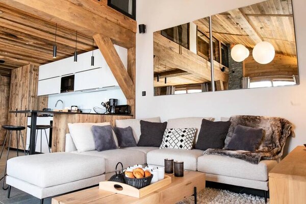 Duplex voor 12 personen met sauna, bubbelbad en uitzicht in Bonneval-sur-Arc - thumbnail 3