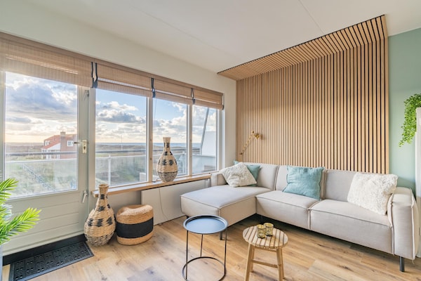 Luxe appartement met sauna, zeezicht en balkon in bosrijke omgeving - thumbnail 2