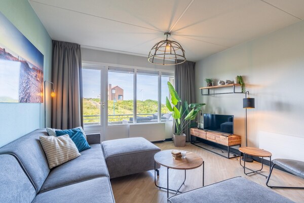 Luxe appartement met sauna en zeezicht in Nationaal Park Duinen van Texel - thumbnail 2