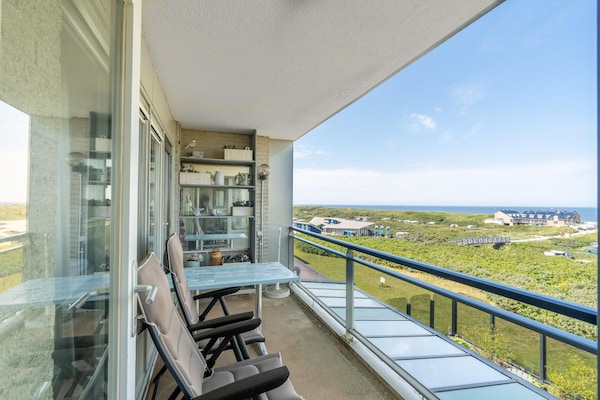 Zeezicht appartement op hoogste duin van Texel, 200m van strand - thumbnail 1