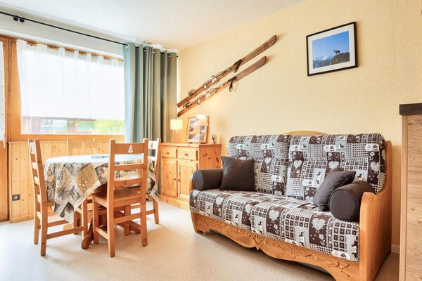 Knusse studio voor 4 personen met balkon in het zonnige Bessans, Haute-Maurienne - thumbnail 1
