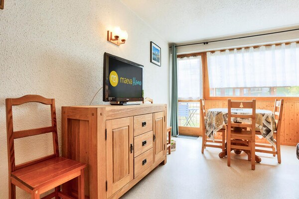 Knusse studio voor 4 personen met balkon in het zonnige Bessans, Haute-Maurienne - thumbnail 3