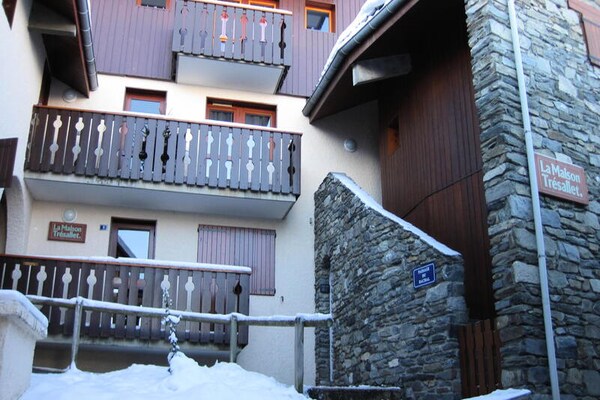 Knusse studio voor 3 personen in Montchavin, vlakbij de kabelbaan - thumbnail 3