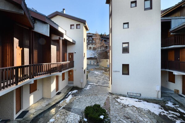 Duplexappartement voor 9 personen in Montchavin met uitzicht op Mont Blanc - thumbnail 1