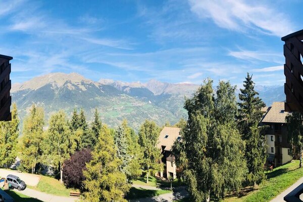 Duplex appartement 6p aan de piste in Aime La Plagne met balkon - thumbnail 4