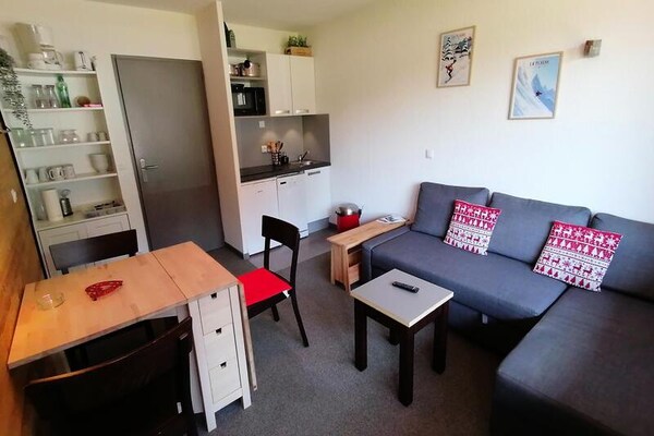 Knus appartement op de piste in Aime La Plagne voor 5 personen - thumbnail 6