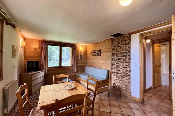 Appartement Le France: knus bergverblijf op 200m van de Morel-lift - thumbnail 4