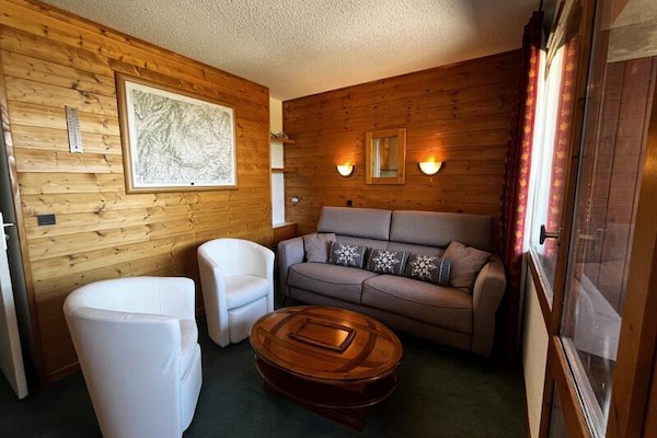 Duplex appartement met panoramisch uitzicht op de Saulire in Les Allues - thumbnail 2