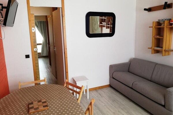 Appartement 6 pers. op de piste in La Plagne - Résidence Les Gentianes - thumbnail 2