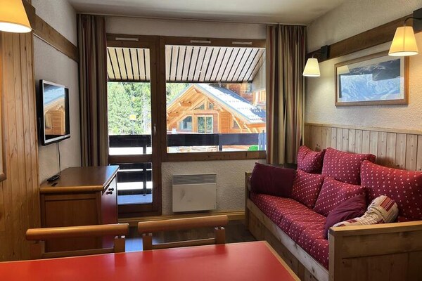 Charmant appartement in Plagne 1800 met uitzicht op de Mont Blanc - thumbnail 3