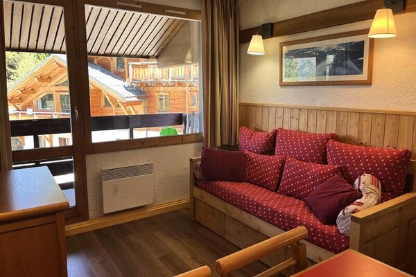 Charmant appartement in Plagne 1800 met uitzicht op de Mont Blanc - thumbnail 4