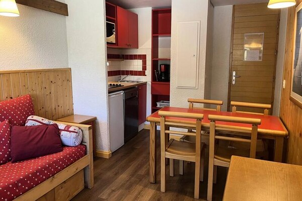 Charmant appartement in Plagne 1800 met uitzicht op de Mont Blanc - thumbnail 6