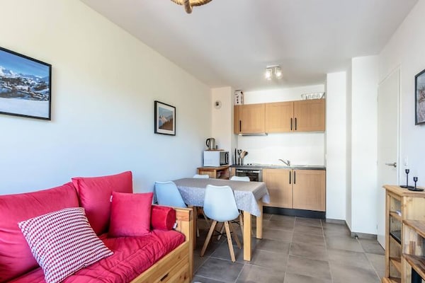 Appartement 4p in Plagne Centre met balkon en uitzicht op de Mont Blanc - thumbnail 3