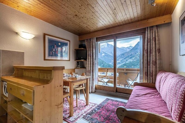Appartement aan de piste met uitzicht op Lac de Tueda en Mont Vallon - thumbnail 1