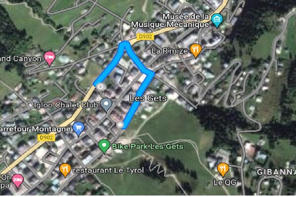 Knus appartement in Les Gets, vlakbij centrum en skilift - thumbnail 2