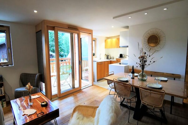 Modern appartement op 450m van de piste in Les Gets - thumbnail 1
