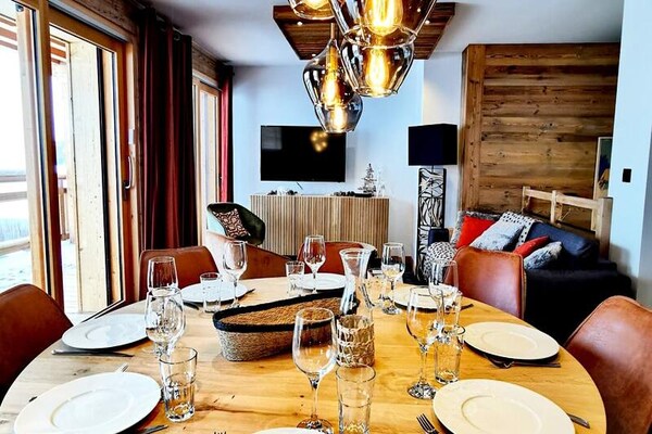 Panoramisch duplex appartement voor 8 personen in Les Gets - thumbnail 6