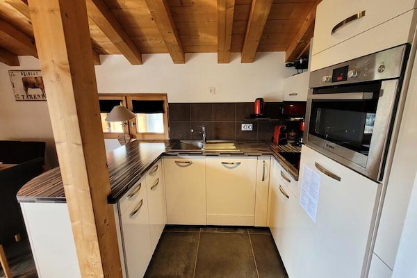 Chalet Chantemerle: Panoramisch appartement met 4 slaapkamers in Les Gets - thumbnail 6