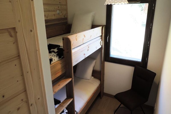 Duplex appartement met panoramisch uitzicht op de pistes in Les Gets - thumbnail 6