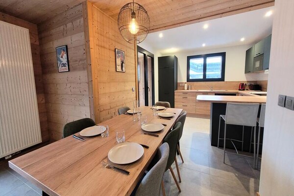 Licht appartement op 50m van de pistes met balkon in Les Gets - thumbnail 6